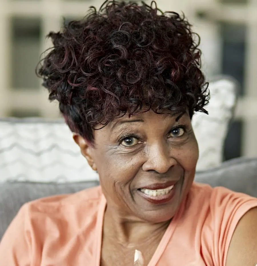 short mohawk for women over 50 with oval faces