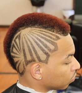 short mohawk with fades for men