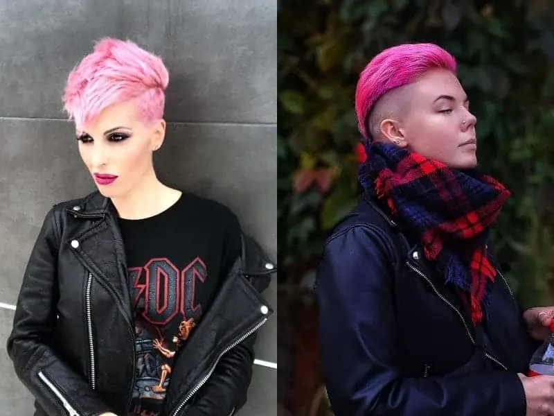 Short Pink Hair