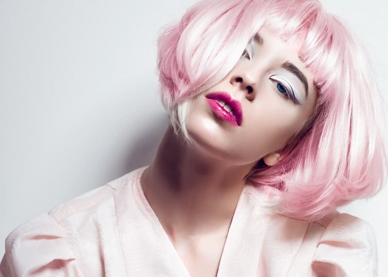 how to dye short pink hair