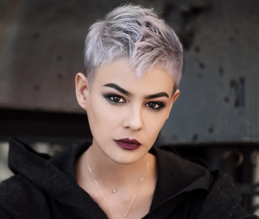 short pixie cut for thick hair