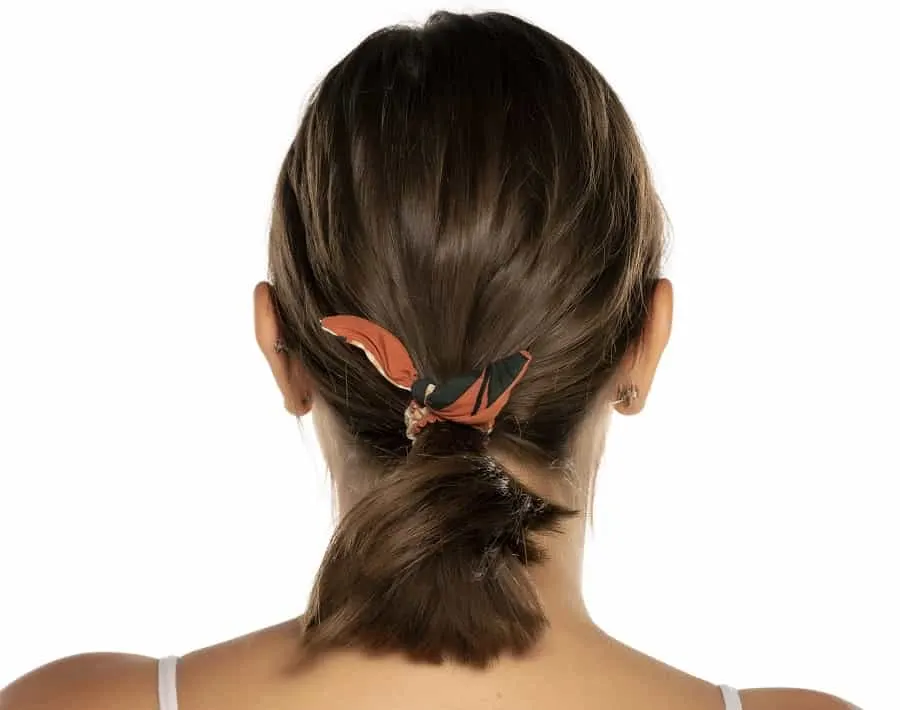 short ponytail for women