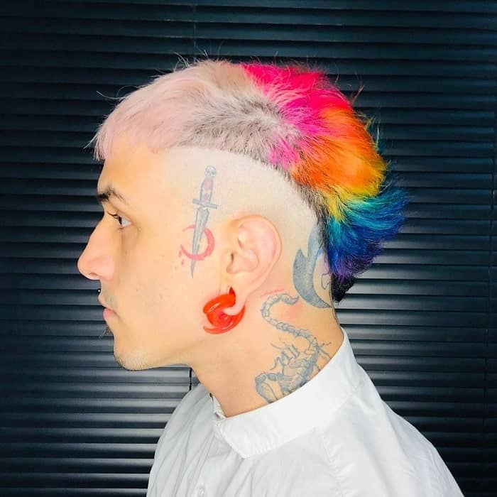 short punk hairstyle for men