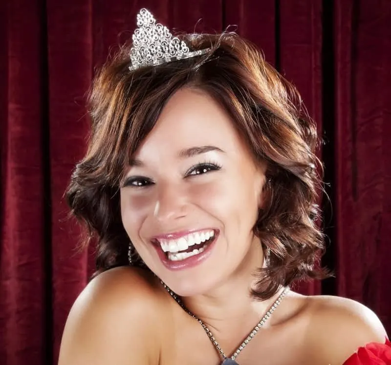short quinceanera hairstyle
