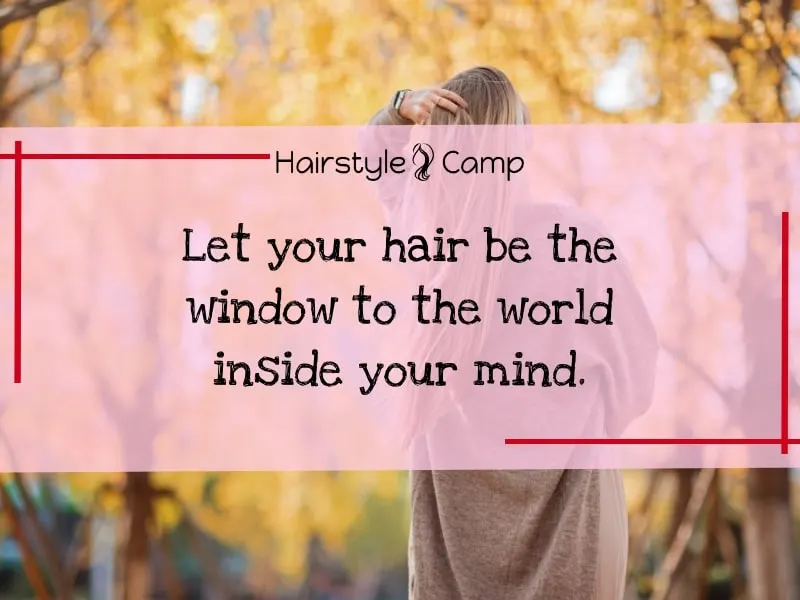 best short quotes on hair
