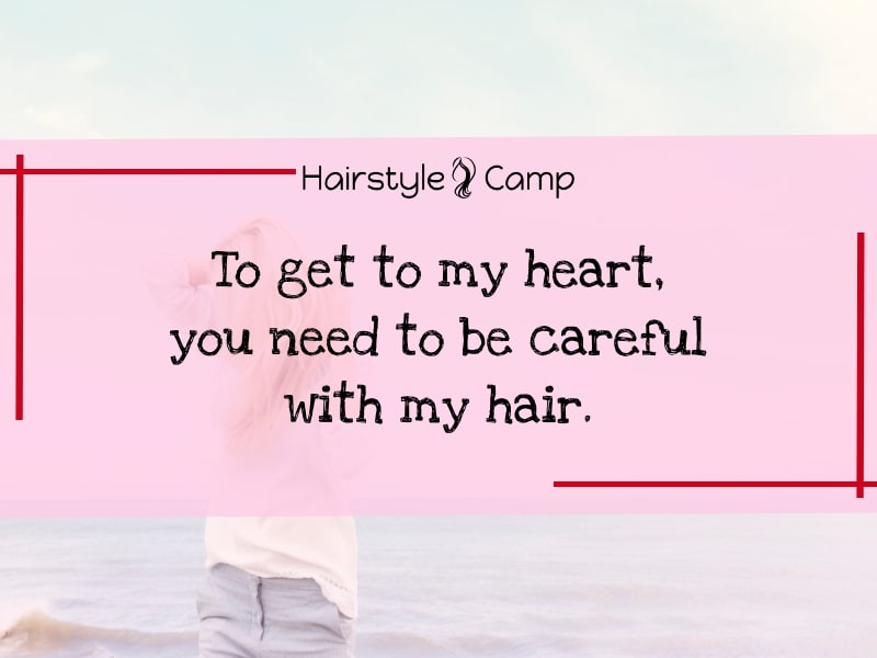 beautiful short quotes on hair