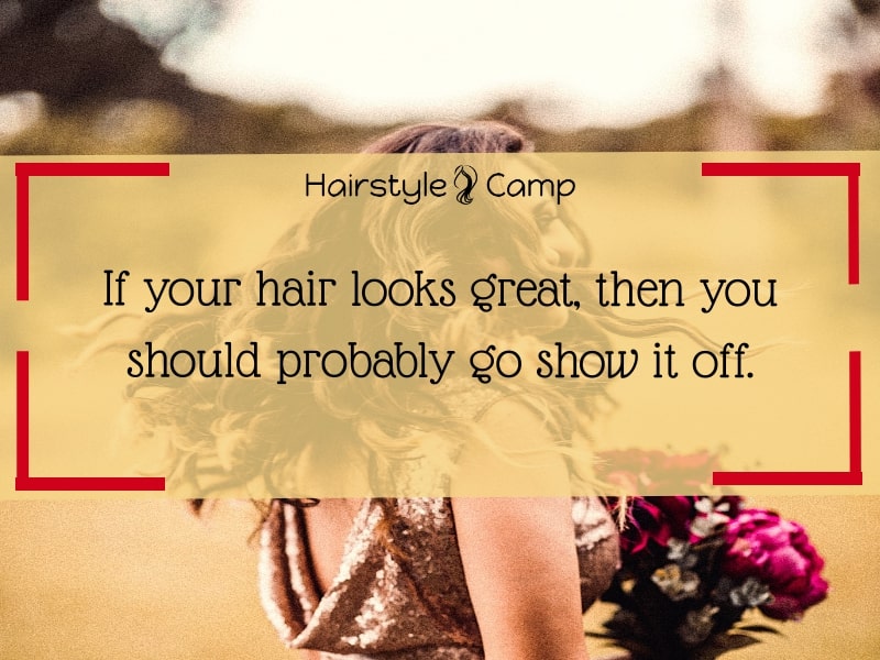 lovely short quotes on hair