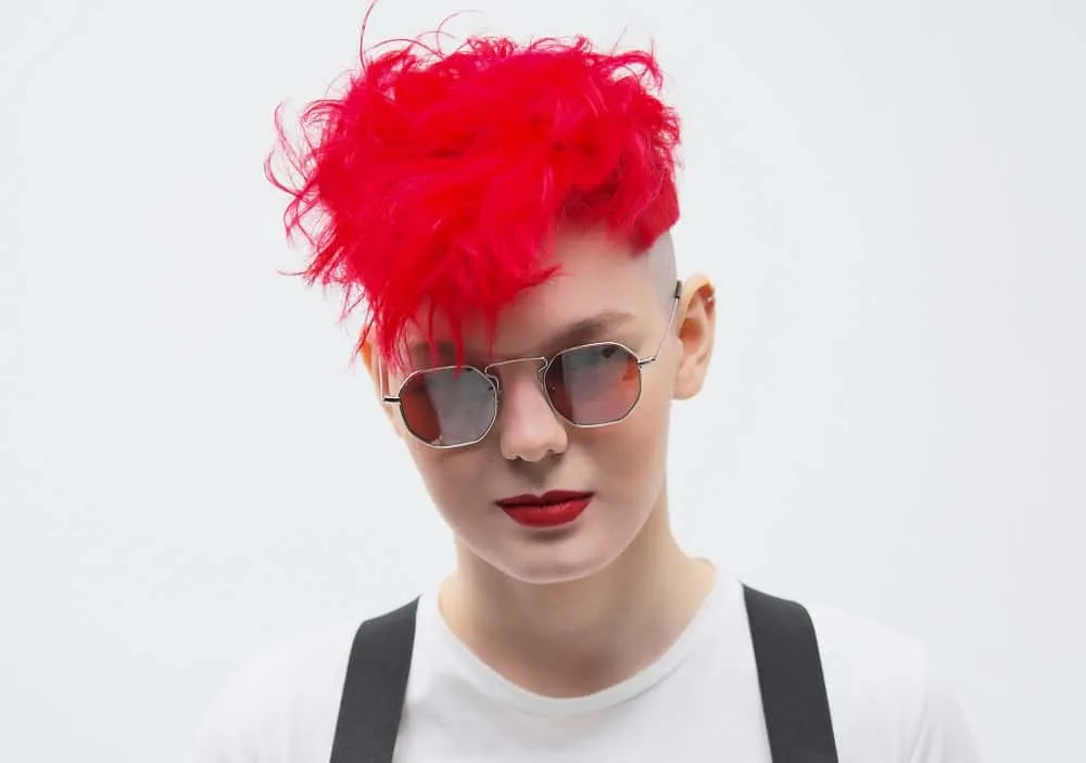 short red hair color for women