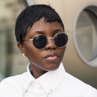 short relaxed hairstyle for black women