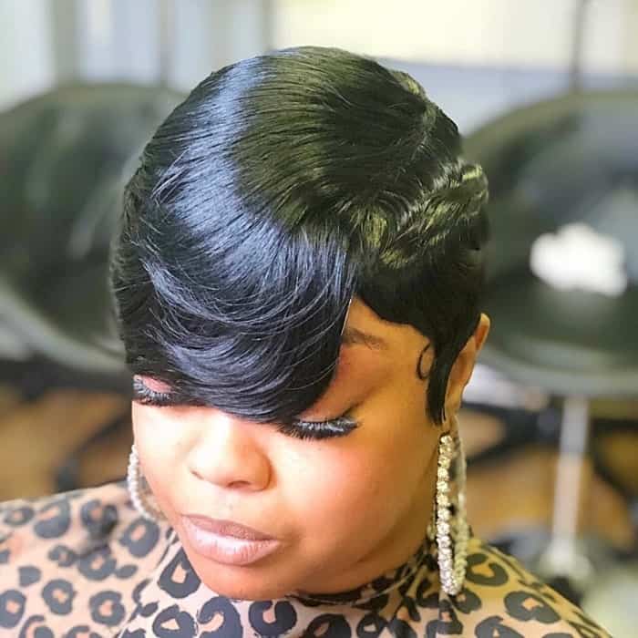 short sew in hairstyles 