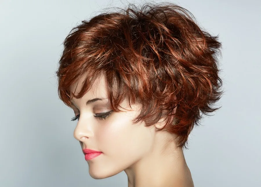 short shag haircut for straight hair