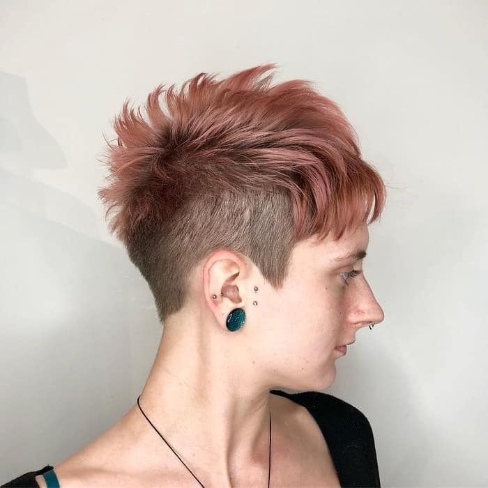 short spiky hairstyles for women