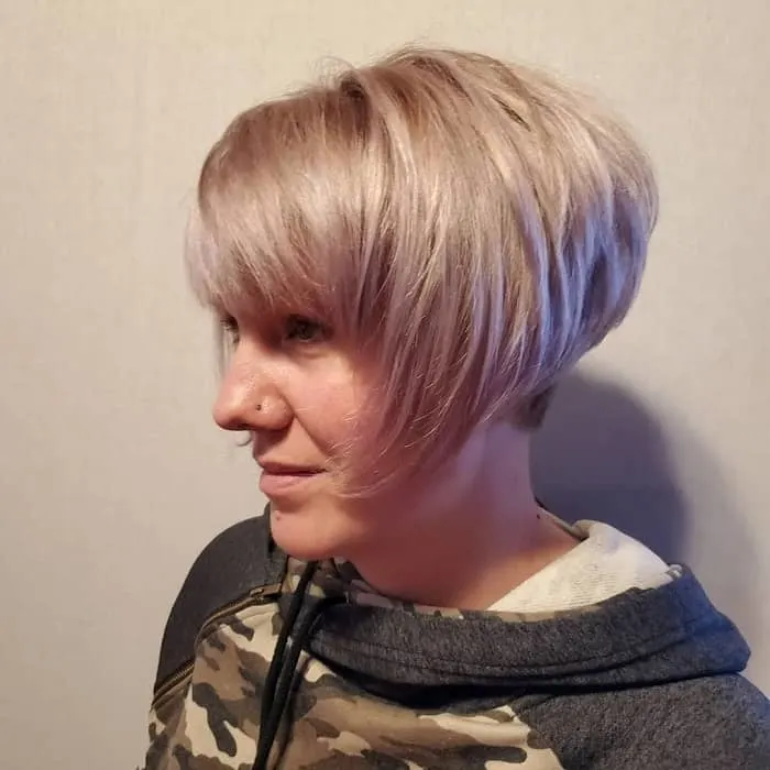 short stacked bob