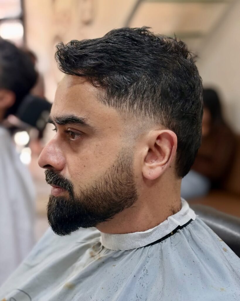 short textured crop hipster haircut