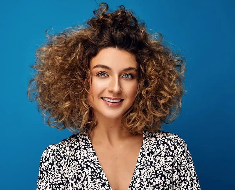 short thick curly hair