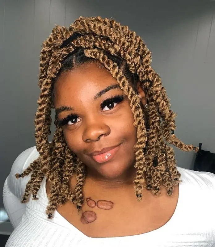 short twist braids for african american women