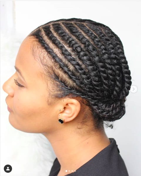 short twist braids for women