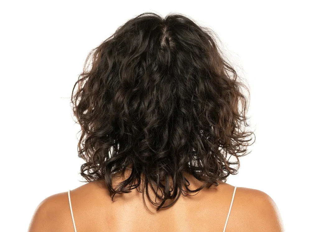 short u-shaped fine curls