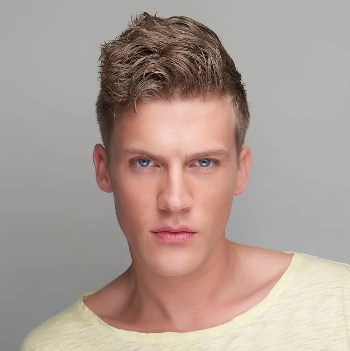 short wavy hair for men 