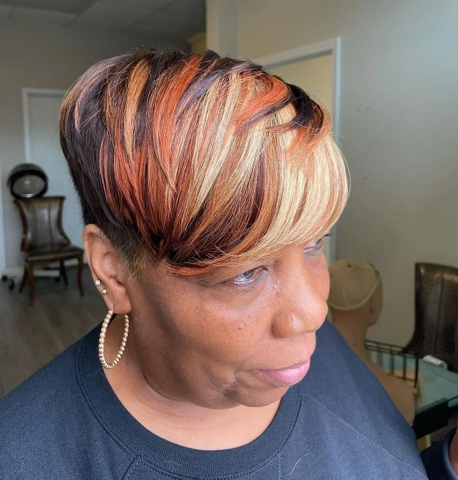 short weave with highlights
