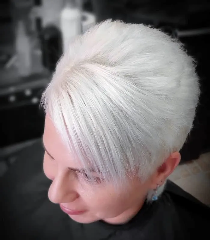 white short hairstyles