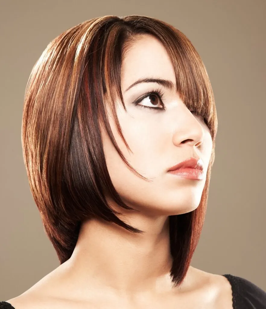 side bangs for oval face shape