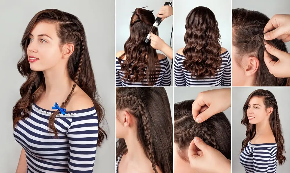 side braid tutorial