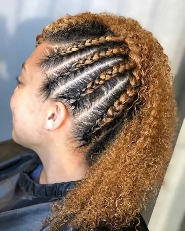 side braids for women