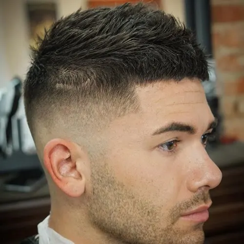 Textured Crop with Side Fade