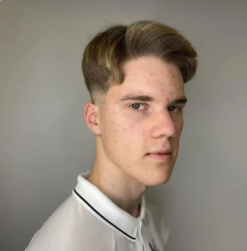 side part hairstyle for 16 year old boys