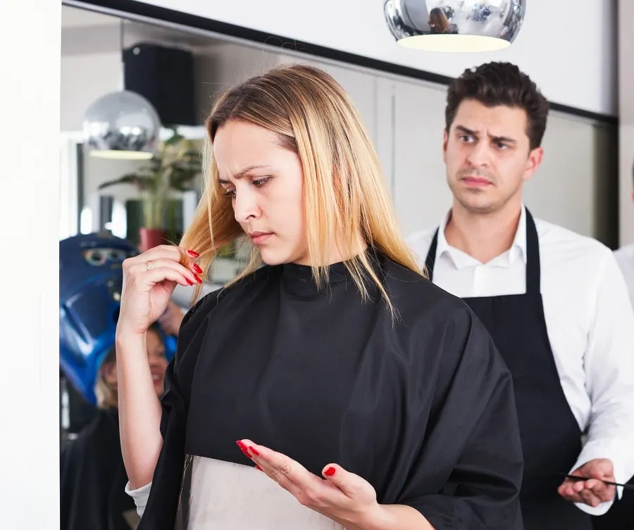 signs of a bad hairdresser
