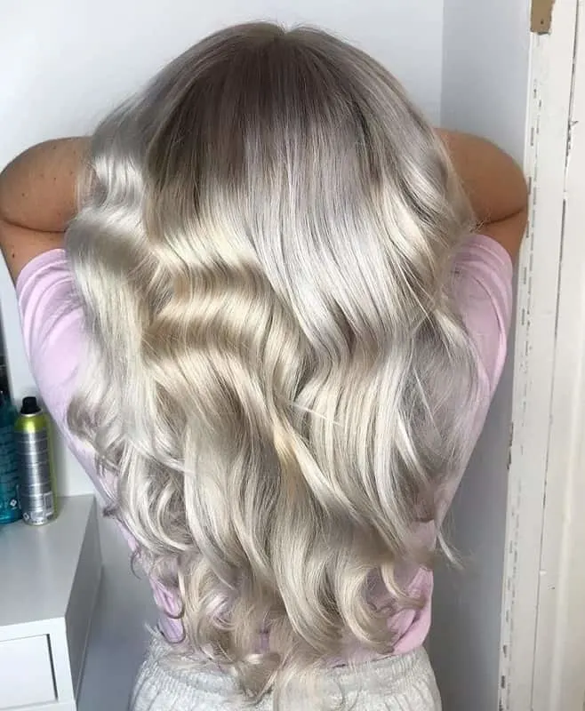 silver blonde hair color