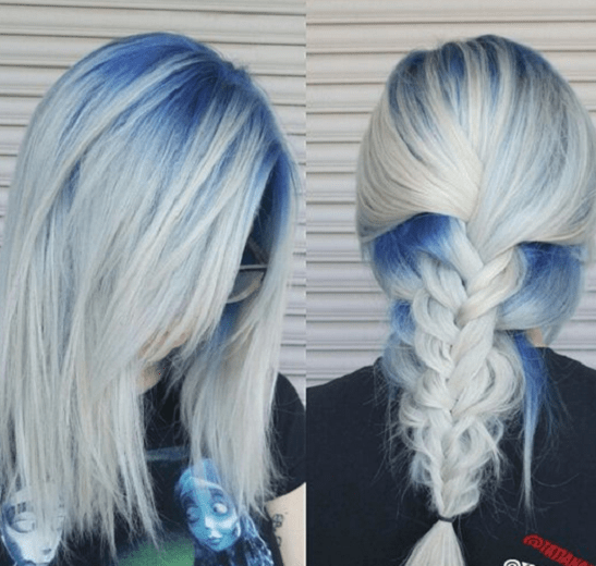 Silver Blue Hair Color Find Your Perfect Hair Style