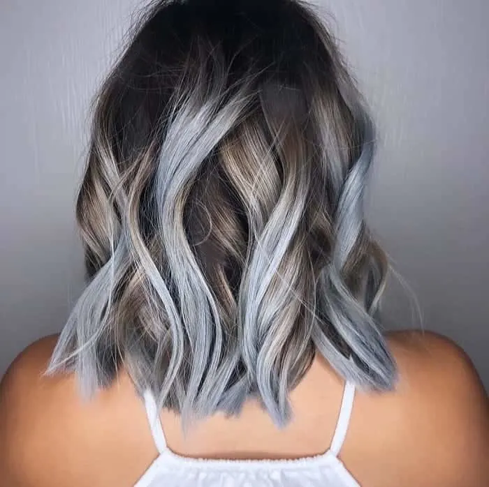 chunky silver highlights 