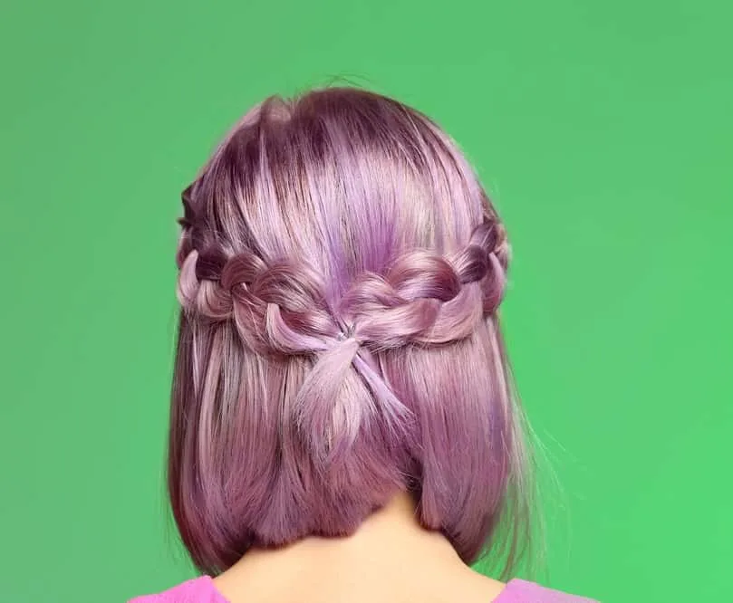 silver lavender hair
