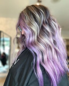 33 Amazing Purple Balayage Hair Color Looks of 2024