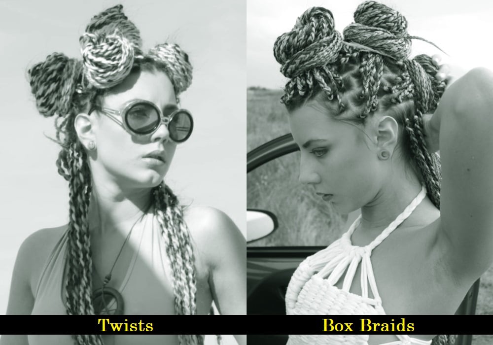 similarities between twists and box braids