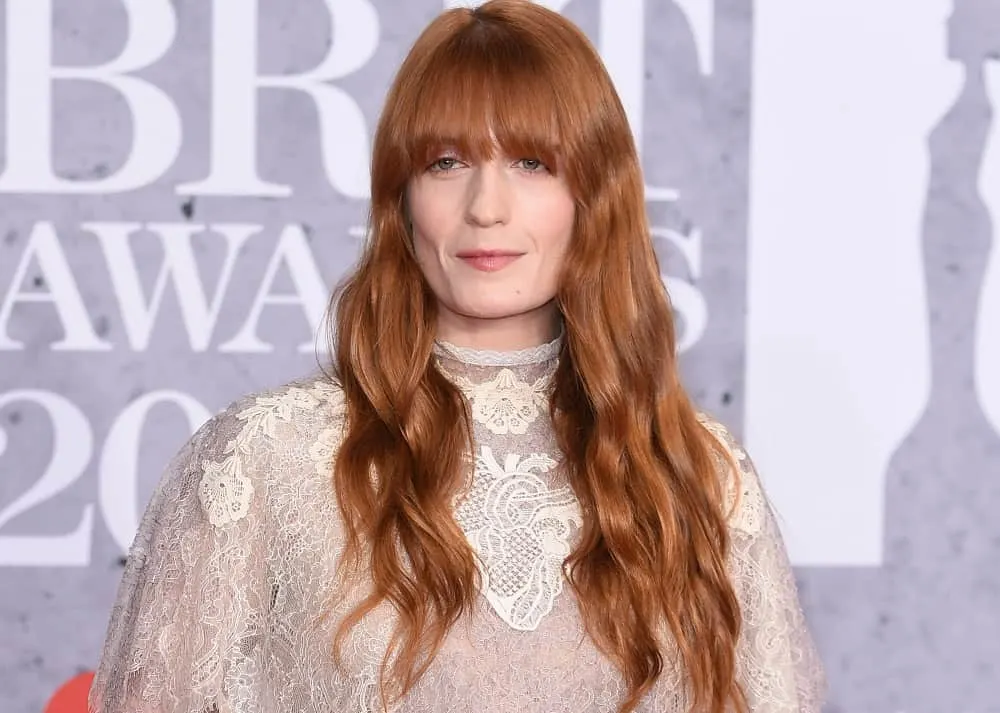 redhead celebrity hairstyle - Florence Welch