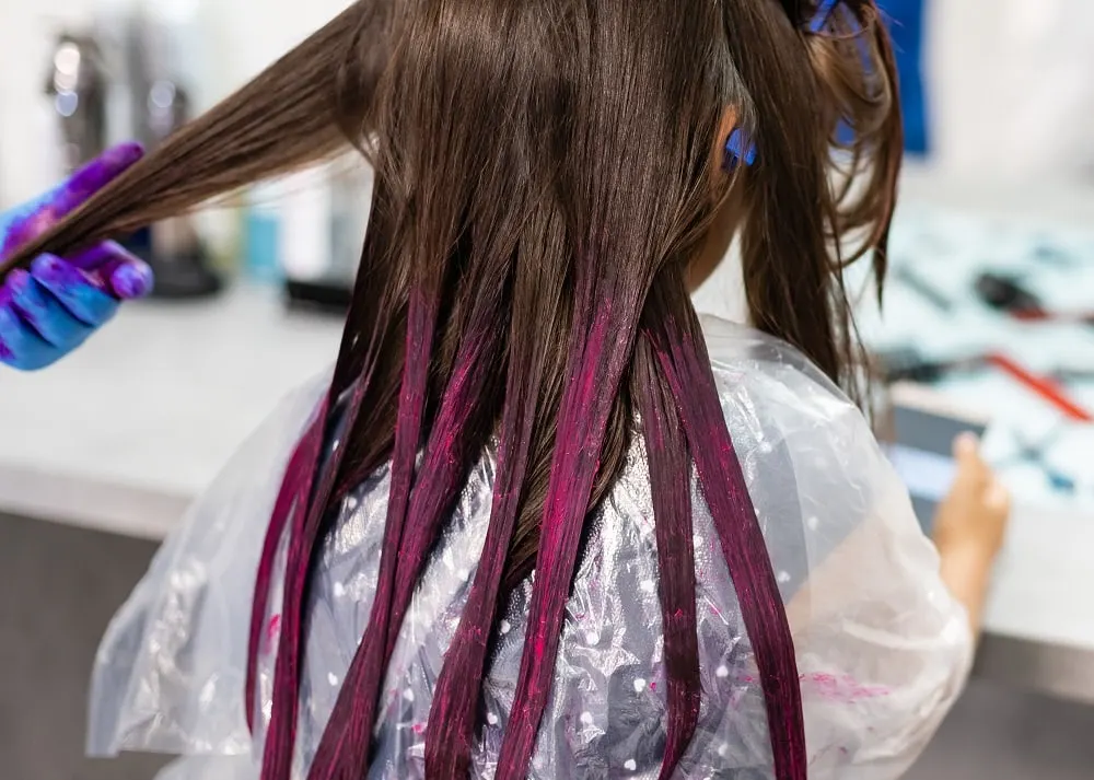 single process hair color