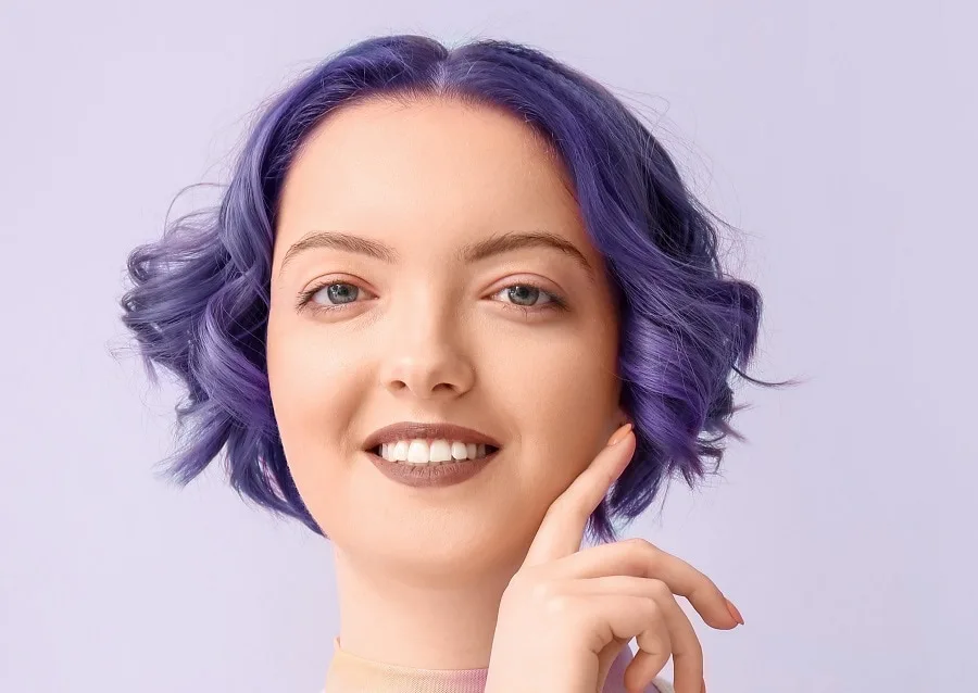 single process violet hair color