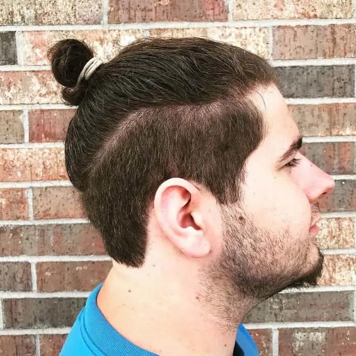slick bun hairstyles for men