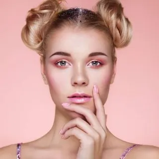 space bun hairstyle for women