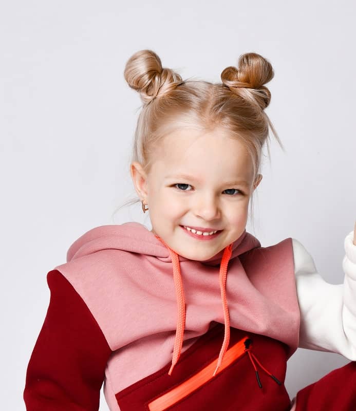 space buns for little girls