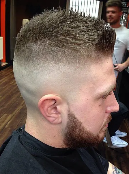 short spikes with skin fade