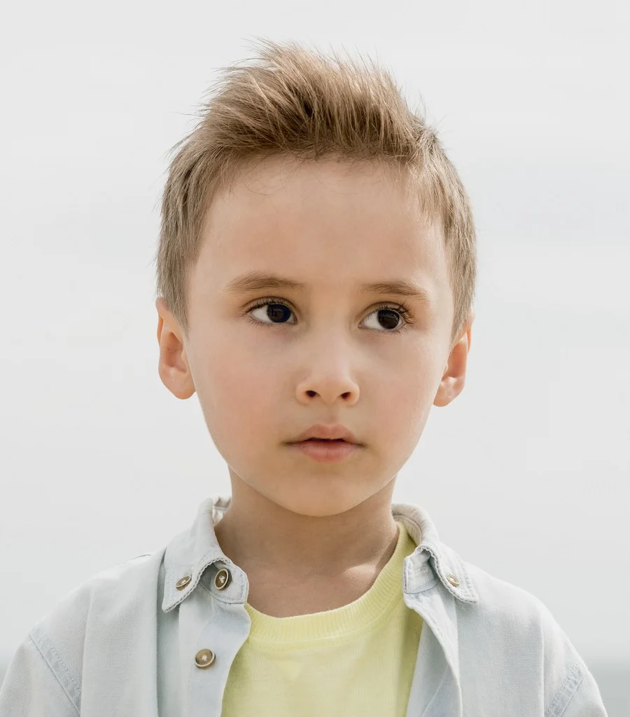 spiky haircut for preschooler boys