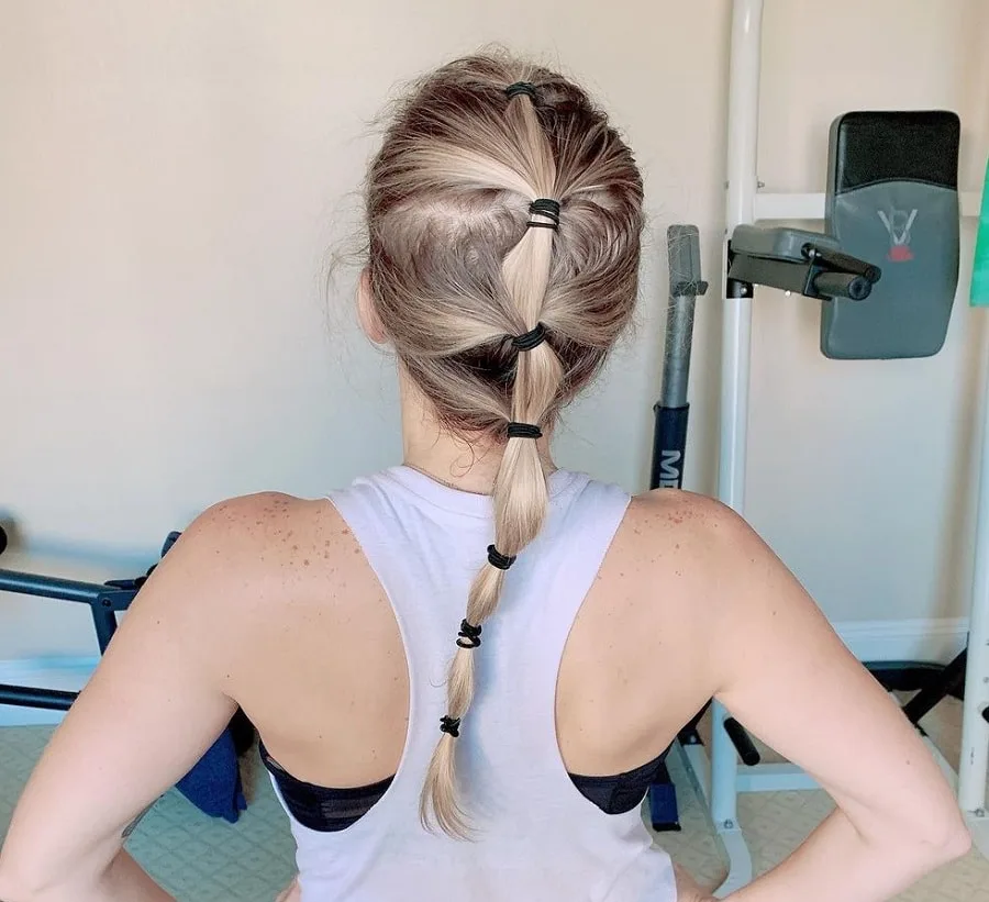 sporty hairstyle for thin hair