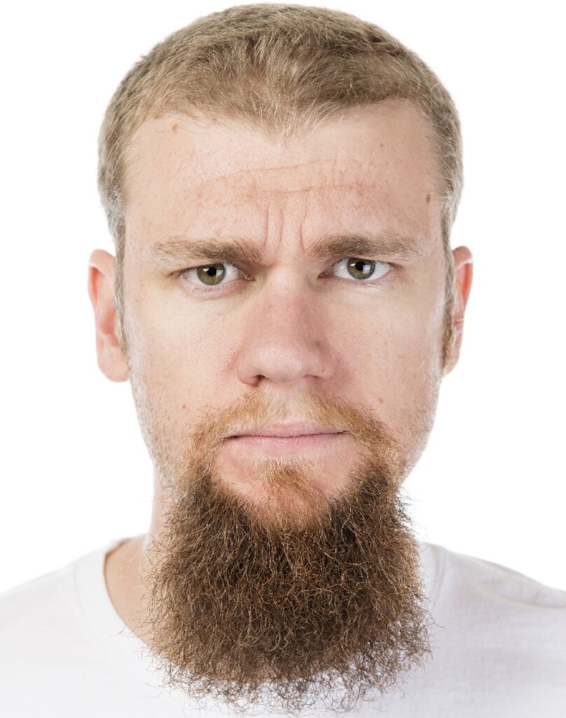 squared goatee beard