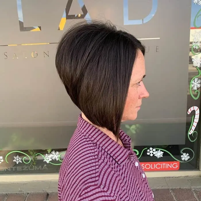 Stacked Angled Bob