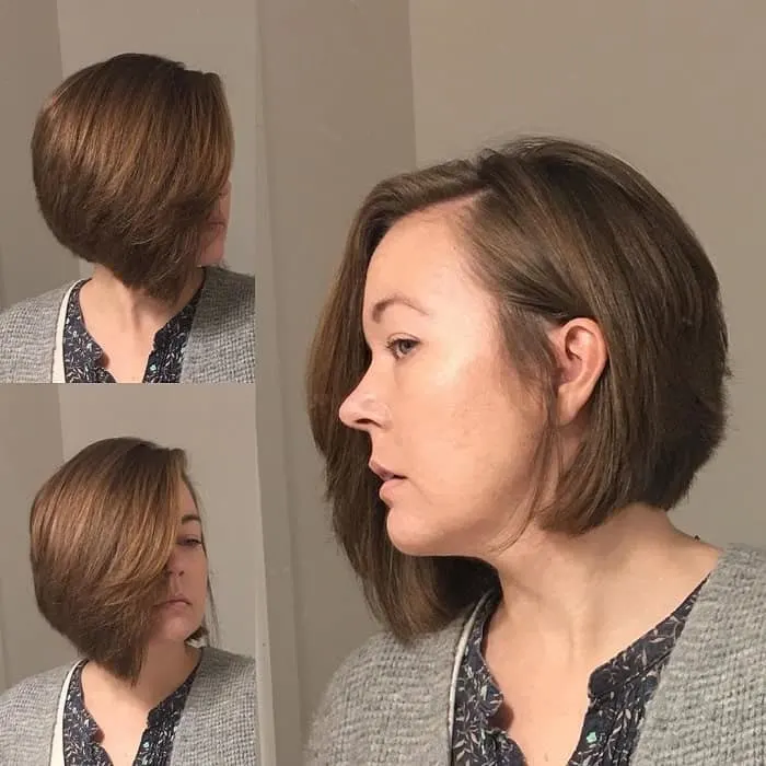 Stacked Bob On Thick Hair