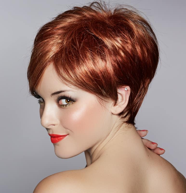 stacked pixie cut